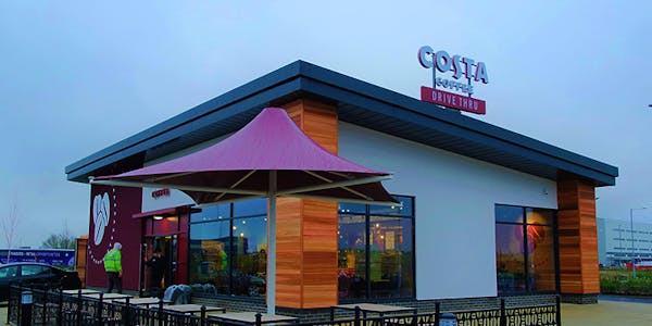 Costa Drive-Thru at Roadchef Durham