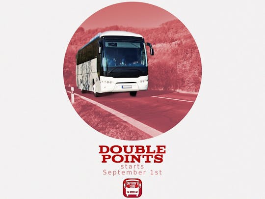 Earn Double Points throughout September